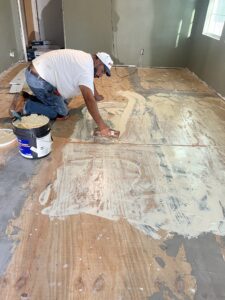 Flooring replacement in your Dallas Texas home.