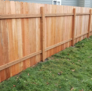 New all wood fence replacement for your Dallas TX home.